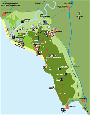 Das Naturschutzgebiet der Toskanische Maremma